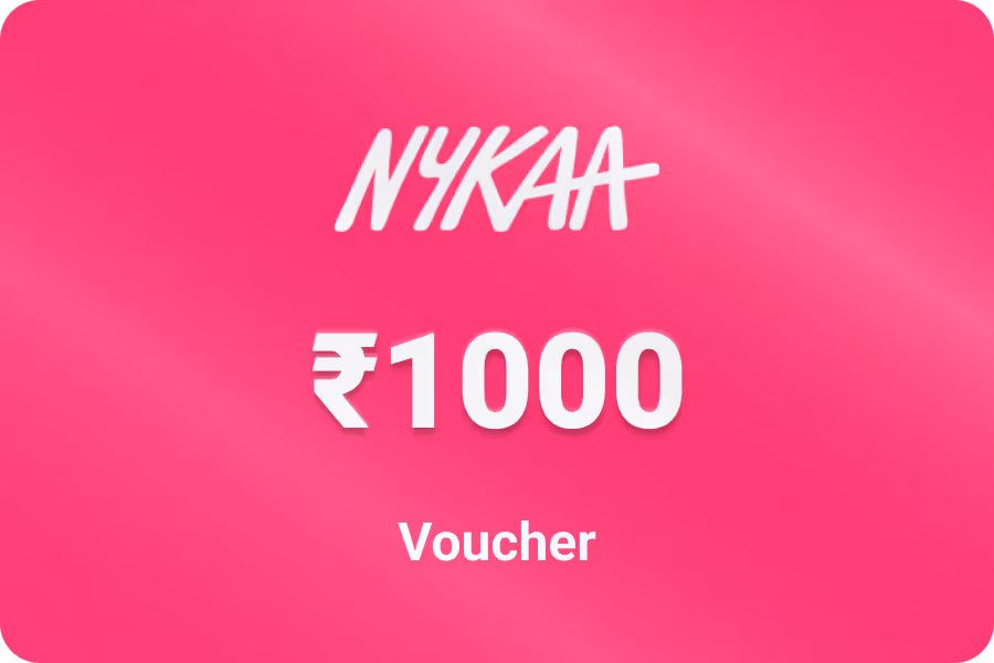 Nykaa Shopping Voucher — Up to 25% off, from ₹750